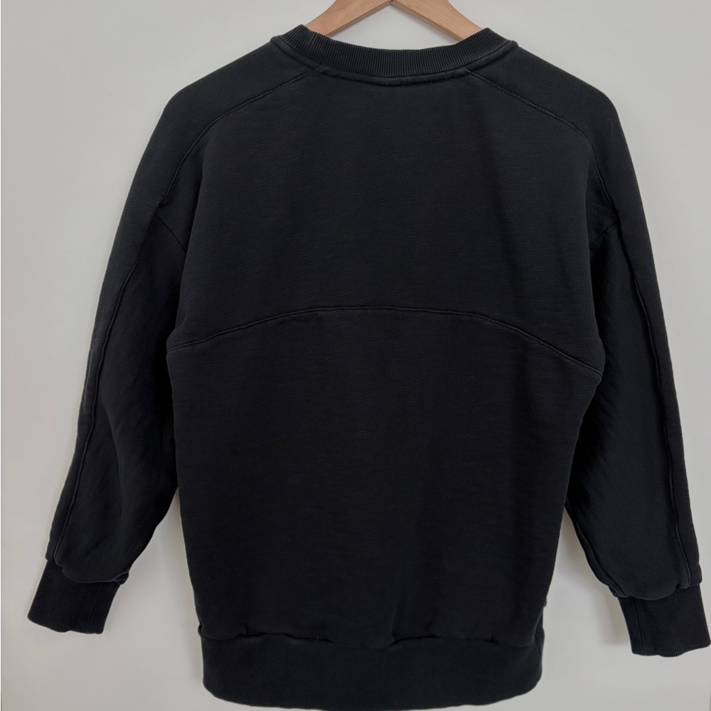 Sweaty Betty Essentials Crewneck Sweatshirt in Black - Picture 7 of 7